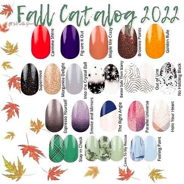 Color Street Fall 2022 – 19 Color Street Nail Strips