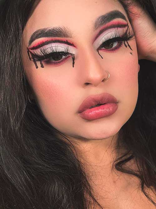 Bloody and Scary Eye Makeup Bloody and Scary Eye Makeup Look