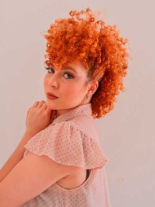 Chic Faux Hawk Chic Faux Hawk - Cute Hairstyles for Short Curly Hair Women