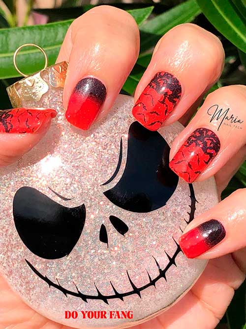 Color Street Nail Strips Do Your Fang - Vampire Halloween Nail Strips