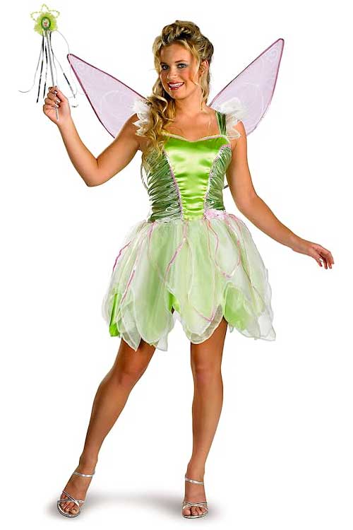 Fairy Costume - Disguise Women's Disney Fairies Tinker Bell Deluxe Costume