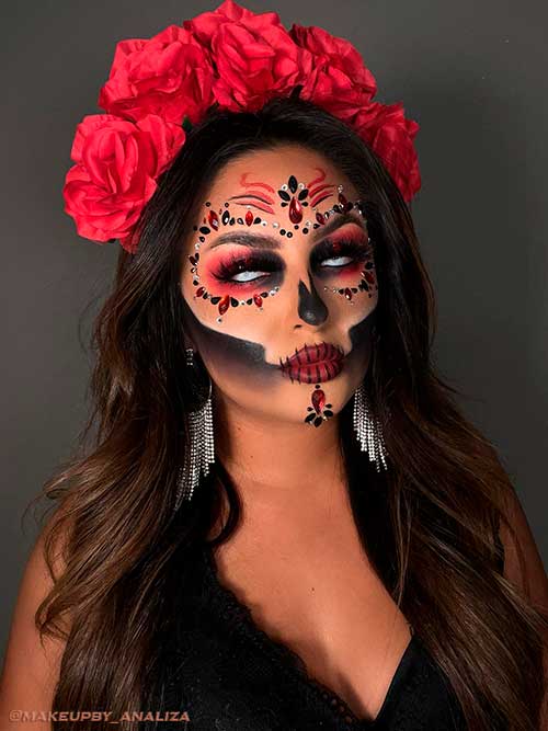 Halloween Catrina Makeup