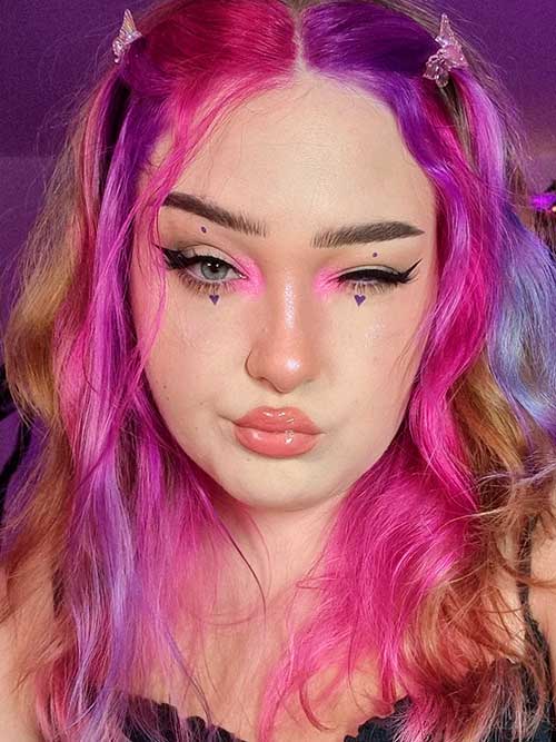 Mane Event Hair Tint in shades violet and raspberry - ColourPop The Mane Event Hair Tint Colors Mane Event Hair Tint in shades violet and raspberry - ColourPop The Mane Event Hair Tint Colors