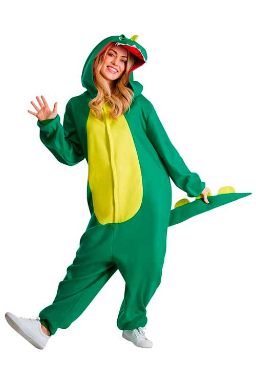 Dinosaur Costume - Morph Costumes Dinosaur One Piece Pajama Costume Adult Trex Halloween Costume