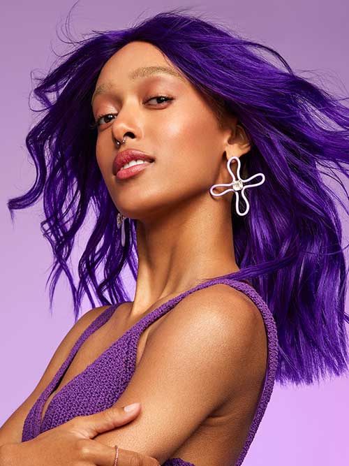 Semi-Permanent Violet Dye - ColourPop The Mane Event Hair Tint Colors