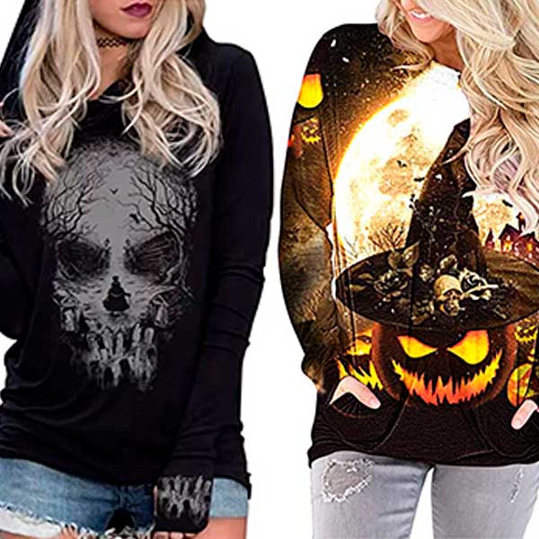 The Best Halloween Sweatshirts for Women to Wear This October