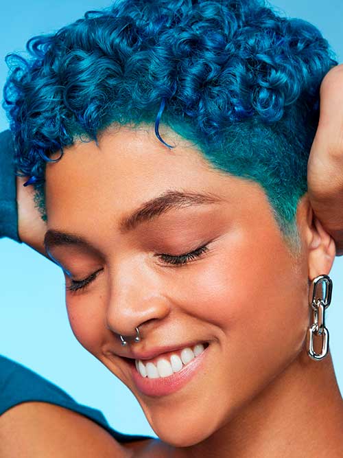 Turquoise Hair Tint Color - ColourPop The Mane Event Hair Tint Colors