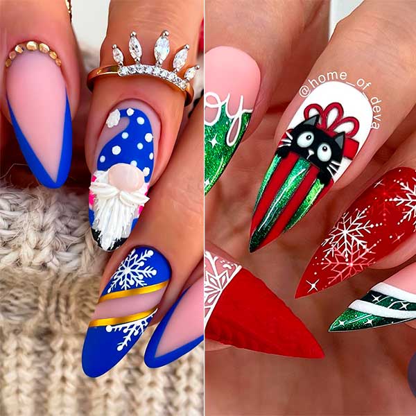 10 Beautiful Christmas Nail Ideas to Celebrate in 2022
