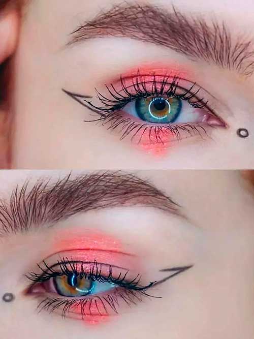 Beautiful graphic eyeliner look Beautiful graphic eyeliner look - Fall Makeup Looks 2022