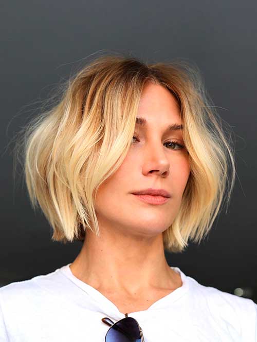 Chin Length Bob Haircut Chin Length Bob Haircut - Low Maintenance Short Haircuts