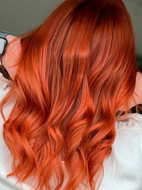 Burnt copper Hair