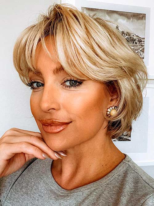 Short Shag with Bangs Short Shag with Bangs is One of the Best Short Haircuts for women