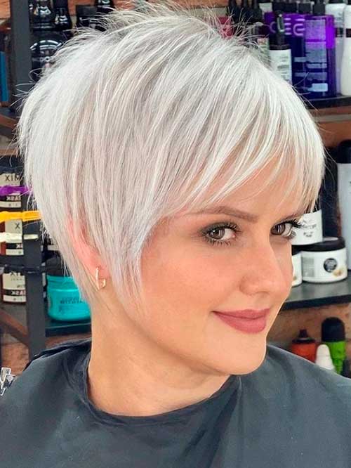 Long Pixie with Bangs
