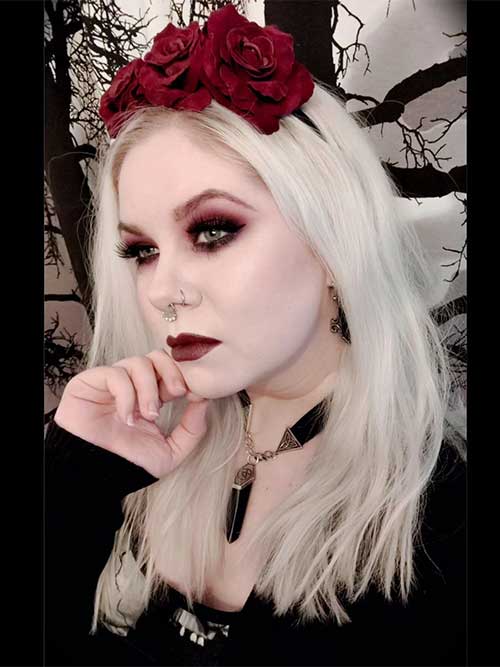 red smokey eye makeup Red smokey eye makeup