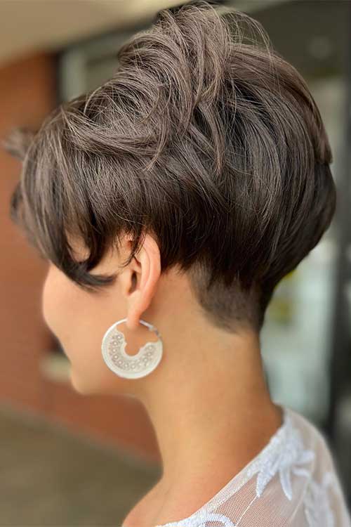 Cheyenne Long Pixie with Back Undercut