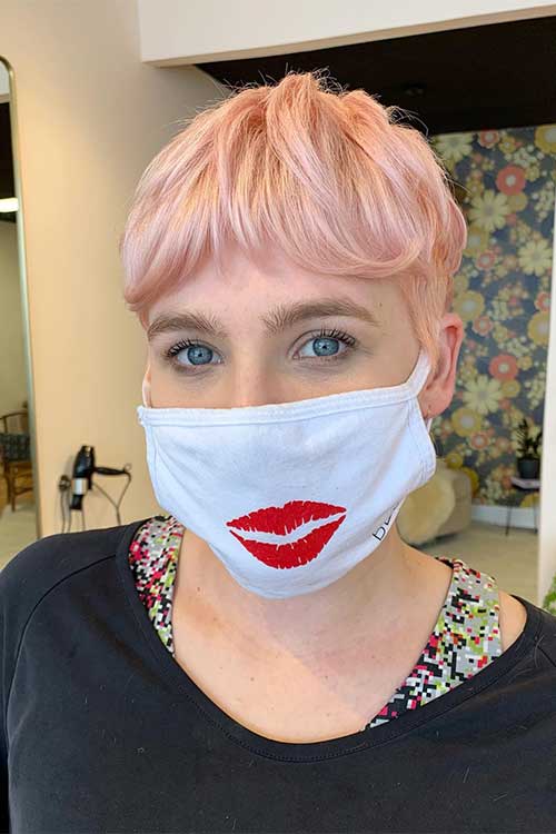 Modern Shaggy Bowl Cut for Women