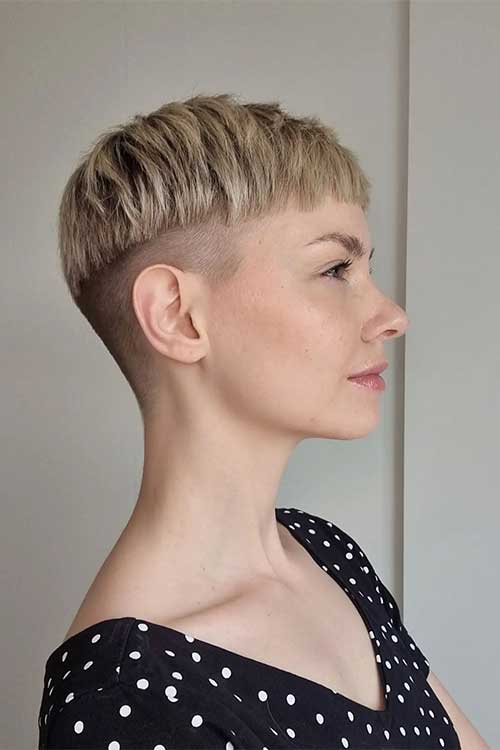 Short Layered Bowl Cut