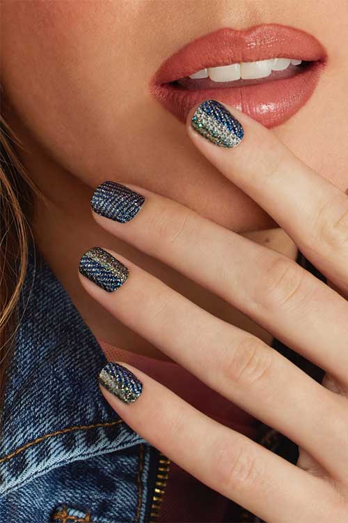Designer Denim fall color street nails from Color Street Fall 2023 Collection