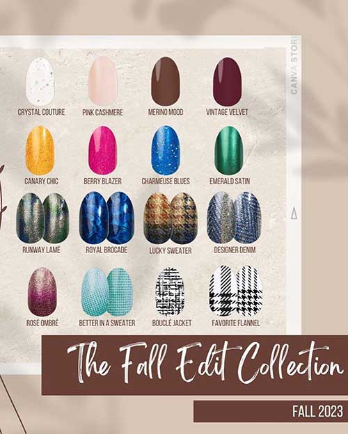 Stunning Color Street Fall 2023 Collection: The Fall Edit Collection