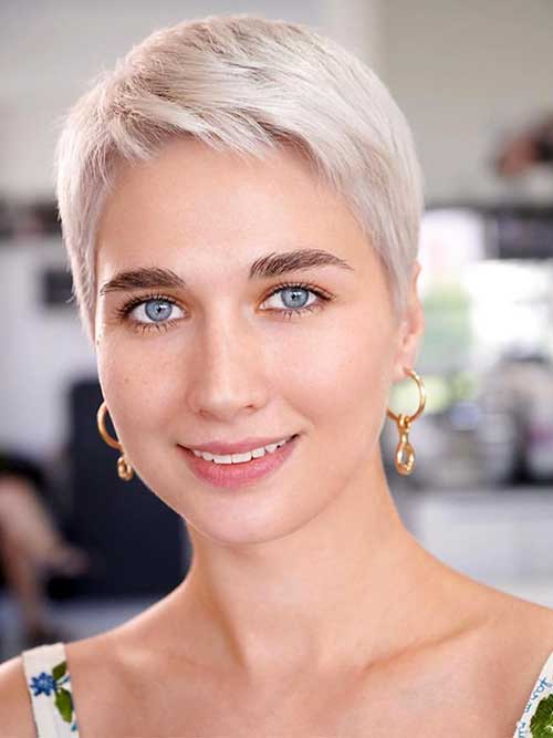 The Pixie Cut is a chic and feminine short hairstyle that exudes elegance and sophistication