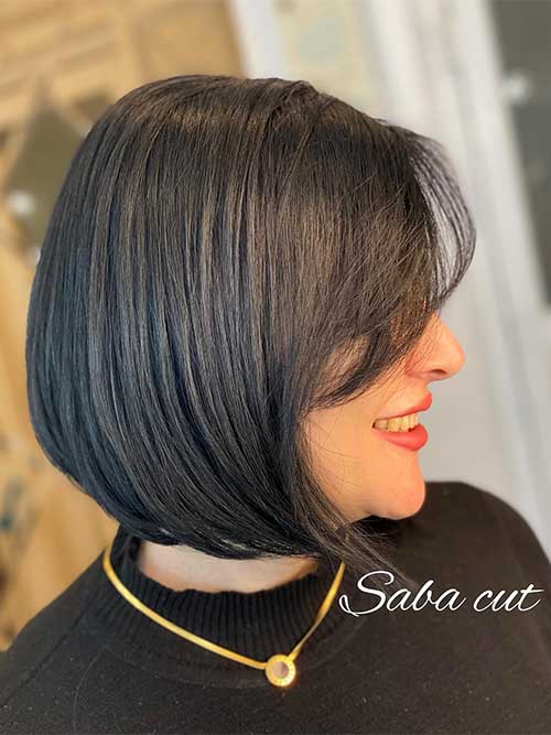 Sleek Layered Bob Haircut