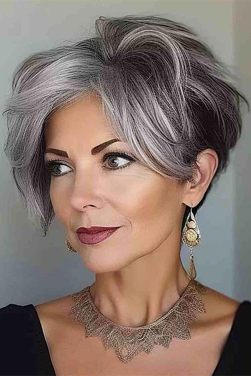 Gorgeous voluminous pixie haircut Pixie with Voluminous Top