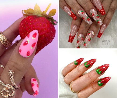 20 Strawberry Nails with Fresh and Fruity Designs for a Sweet Style Statement 20 Strawberry Nails with Fresh and Fruity Designs for a Sweet Style Statement