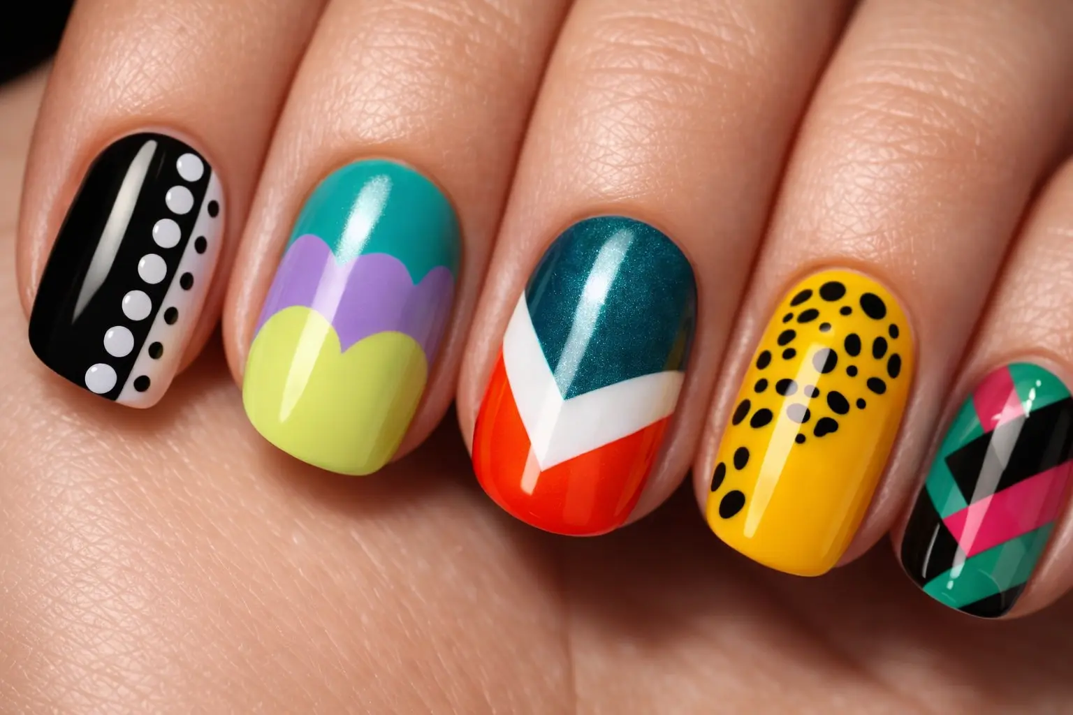5 Easy Nail Art Designs and Tutorials for Beginners at Home