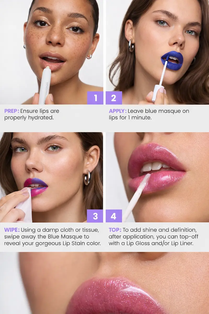 Stop reapplying lipstick every hour! This step-by-step guide shows you how to use the Wonderskin Wonder Blading Lip Stain for a flawless, waterproof, and transfer-proof finish. From the "Whimsical" blue masque to the stunning nude reveal, see the full process of the viral peel-off lip tint. Perfect for busy days and mask-wearing! Stop reapplying lipstick every hour! This step-by-step guide shows you how to use the Wonderskin Wonder Blading Lip Stain for a flawless, waterproof, and transfer-proof finish. From the "Whimsical" blue masque to the stunning nude reveal, see the full process of the viral peel-off lip tint. Perfect for busy days and mask-wearing!