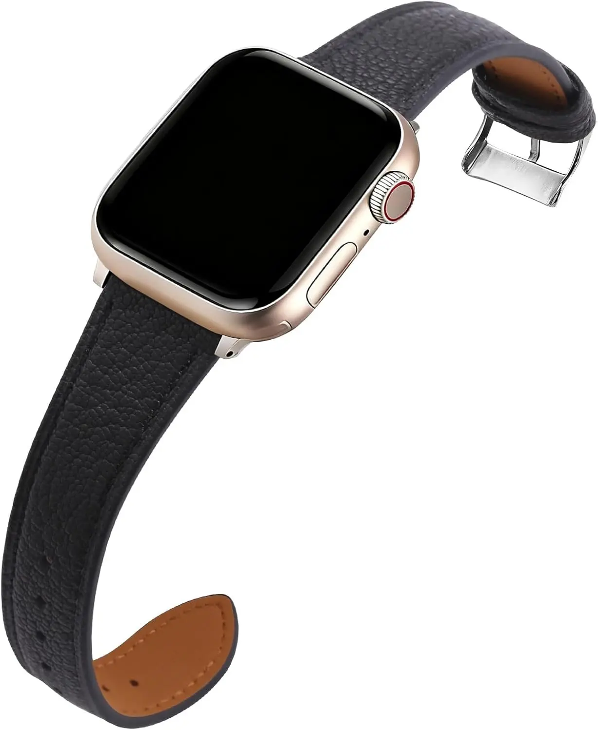 Slim soft women leather band for Apple Watch in elegant design